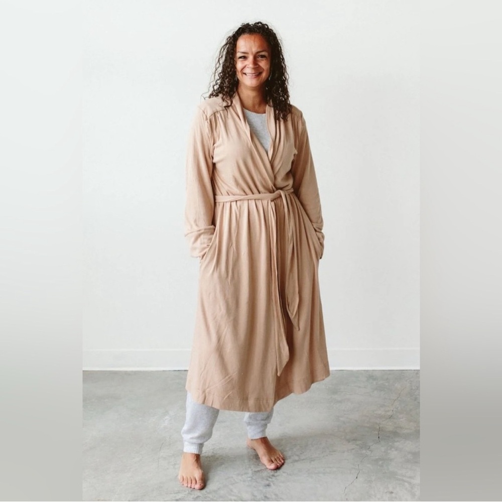 Goumi women’s robe NWT XL/XXL bamboo & organic cotton